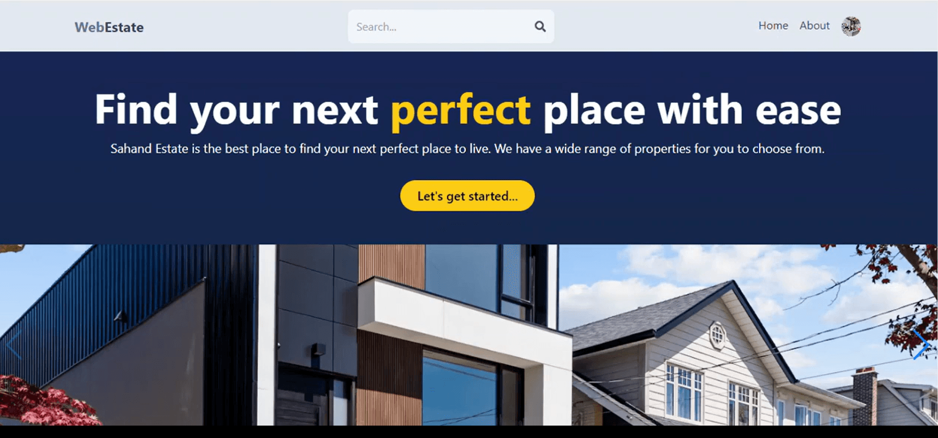 A Fullstack Real Estate App